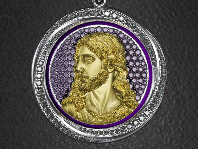 Jesus_Pendant_Front